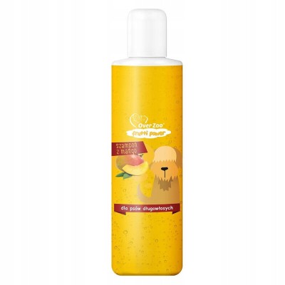 Szampon z mango dla psów długowłosych  200ml OVER ZOO