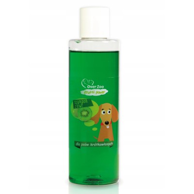 Szampon z kiwi dla psów krótkowłosych  200ml OVER ZOO