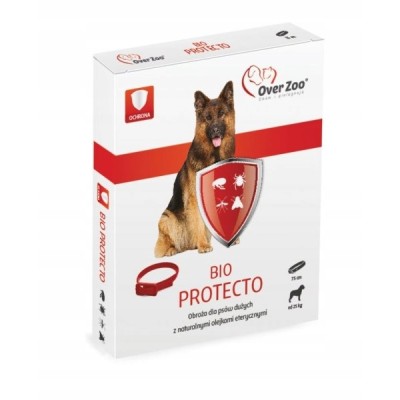 Obroża bio protecto plu duży pies 75 cm OVER ZOO
