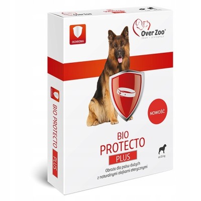 Obroża bio protecto plu duży pies 75 cm OVER ZOO