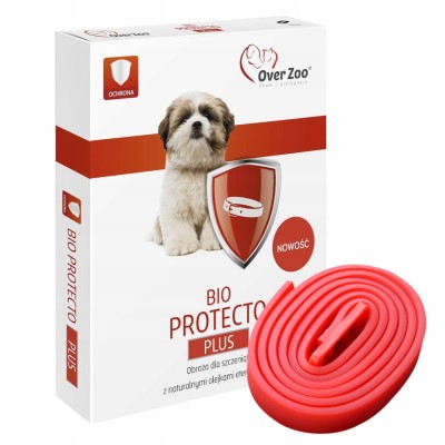 OVER ZOO Obroża bio protecto plus szczeniak