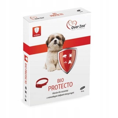 OVER ZOO Obroża bio protecto plus szczeniak
