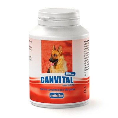 Canvital+karnityna tabletki witaminy dla psa 150tabl. Mikita