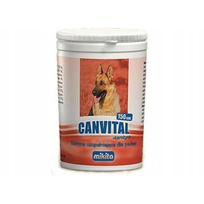 Canvital+karnityna tabletki witaminy dla psa 150tabl. Mikita