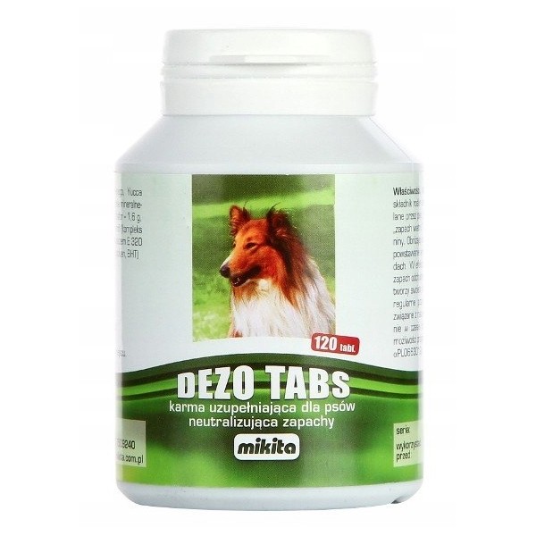 Dezo Tabs tabletki dla psa 120tabl. Mikita