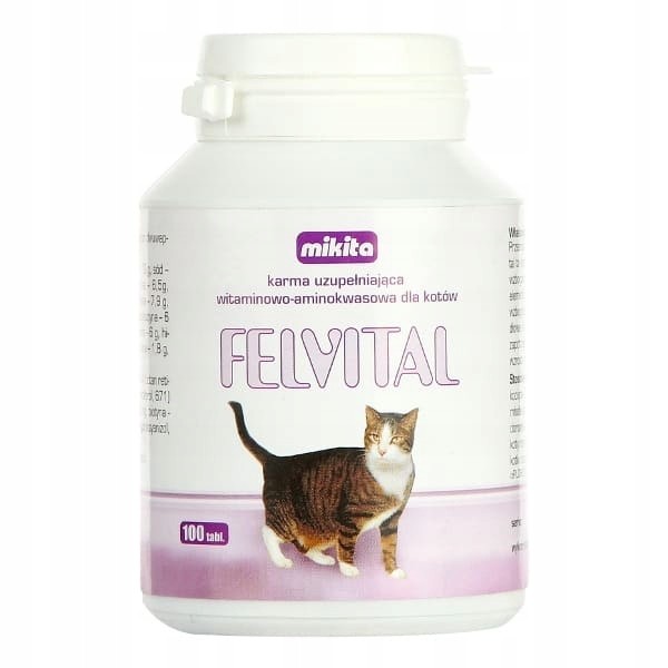 Felvital tabletki witaminy dla kota 100tabl Mikita