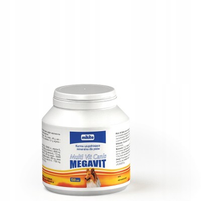 Multivit Canis tabletki witaminy dla psa 150tabl Mikita