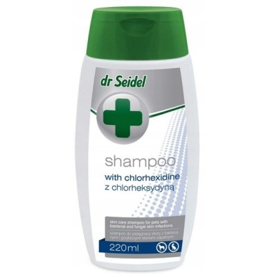 DR SEIDL Szampon dla psów i kotów z chlorheksydyną 220ml