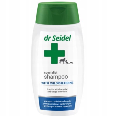 DR SEIDL Szampon dla psów i kotów z chlorheksydyną 220ml