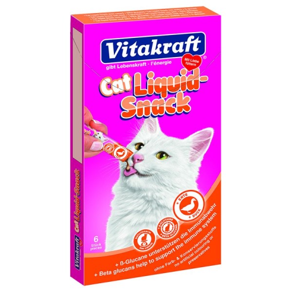 VITAKRAFT Cat LIQUID SNACK kaczka  1 szt