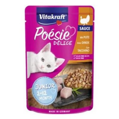 VITAKRAFT Poesie Deli Sauce junior indyk sos  85 g