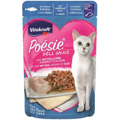 Poesie Deli Sauce dorsz w sosie  85 g VITAKRAFT