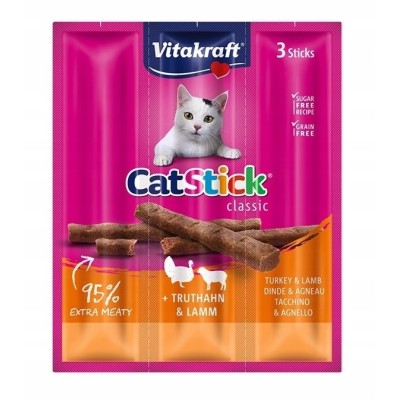 Cat Stick /3szt - indyk jagnięcina  VITAKRAFT