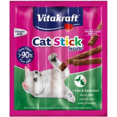 Cat Stick /3szt - kaczka z królikiem  VITAKRAFT