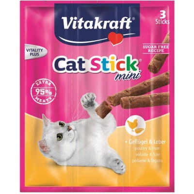 Cat Stick /3szt - kurczak+trawa  VITAKRAFT