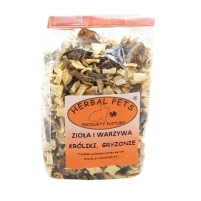 Zioła i warzywa króliki ,gryzonie 100g HERBAL PETS