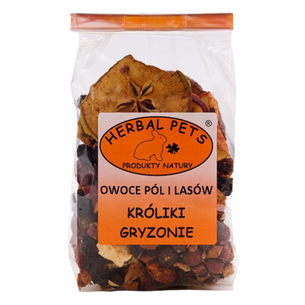 Owoce pól i lasów -królik, gryzonie 100g HERBAL PETS