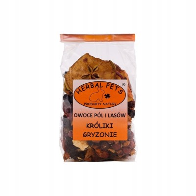 Owoce pól i lasów -królik, gryzonie 100g HERBAL PETS