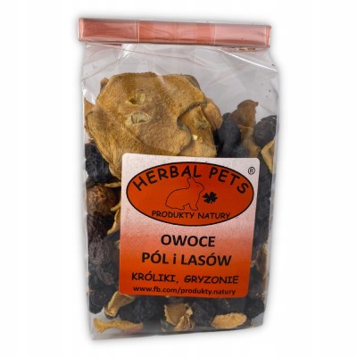 Owoce pól i lasów -królik, gryzonie 100g HERBAL PETS
