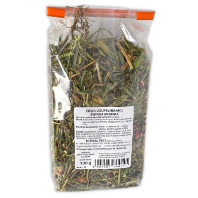 Zioła uzupełniające -świnka morska 100g HERBAL PETS