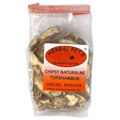 Chipsy naturalne topinambur 75g HERBAL PETS