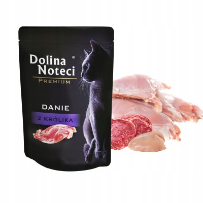 Karma dla kota danie z królika szasz.85g  DOLINA NOTECI