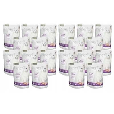 Saszetka dla kota piper ster. z królikiem 100g DOLINA NOTECI