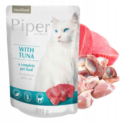 Saszetka dla kota piper ster. z tuńczykiem  100g DOLINA NOTECI