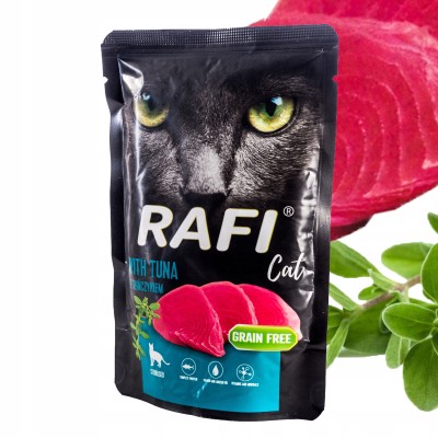 Karma dla kota rafi pasztet ster.z tuńczyk 100g DOLINA NOTECI