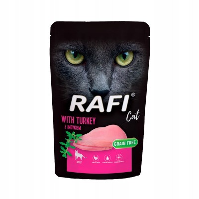 Karma dla kota rafi pasztet ster.z indykiem 100g DOLINA NOTECI