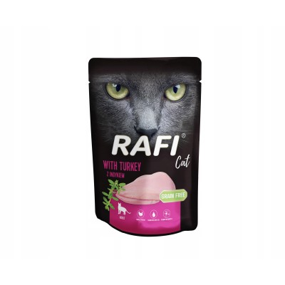 Karma dla kota rafi pasztet ster.z indykiem 100g DOLINA NOTECI