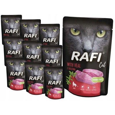 Karma dla kota rafi pasztet ster.z indykiem 100g DOLINA NOTECI