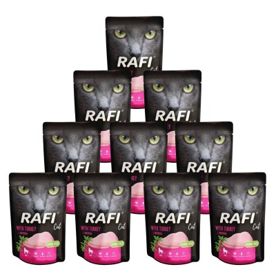 Karma dla kota rafi pasztet ster.z indykiem 100g DOLINA NOTECI