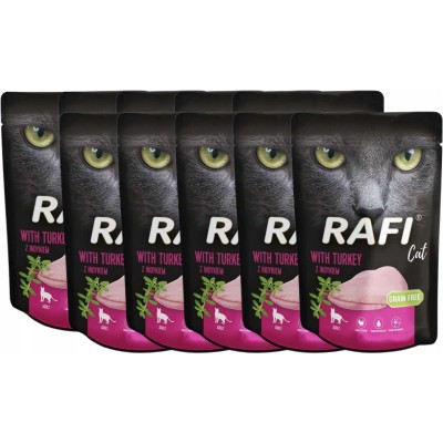 Karma dla kota rafi pasztet ster.z indykiem 100g DOLINA NOTECI