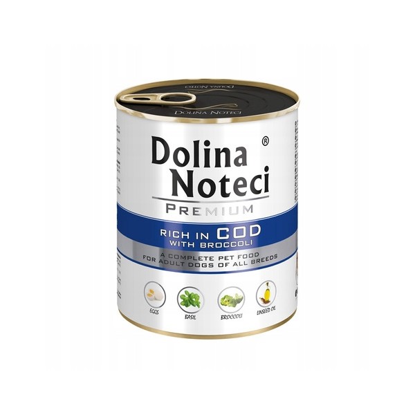 Karma dla psa dorsz i brokuł 800g DOLINA NOTECI