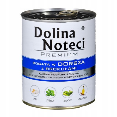 Karma dla psa dorsz i brokuł 800g DOLINA NOTECI