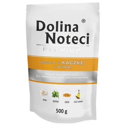 Karma dla psa kaczka z dynią 500g DOLINA NOTECI