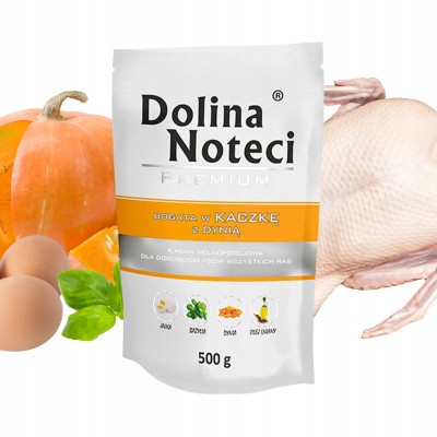 Karma dla psa kaczka z dynią 500g DOLINA NOTECI