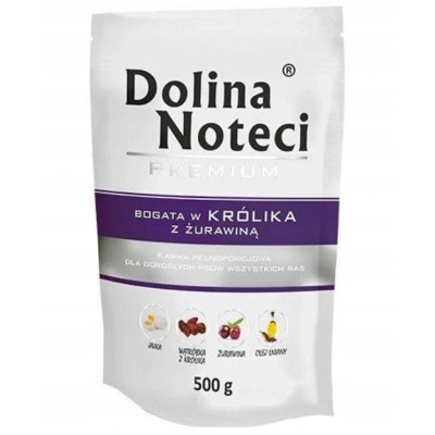 Karma dla psa królik z żurawiną  500g DOLINA NOTECI