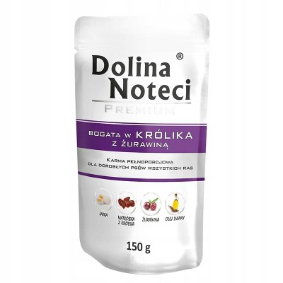 Karma dla psa królik z żurawiną  500g DOLINA NOTECI