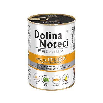 Karma dla psa kaczka z dynią  400g DOLINA NOTECI