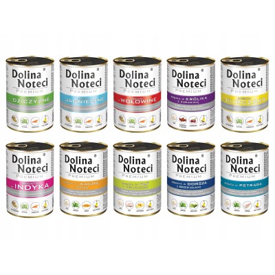 Karma dla psa królik z żurawiną  400g DOLINA NOTECI