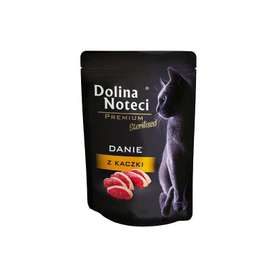 Karma dla kota danie z kaczki sterylizowany szasz.85g  DOLINA NOTECI