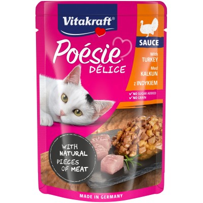 Poesie Deli Sauce indyk w sosie  85 g VITAKRAFT