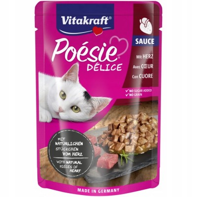 Poesie Deli Sauce serca w sosie  85 g VITAKRAFT