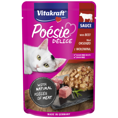 Poesie Deli Sauce wołowina w sosie  85 g VITAKRAFT