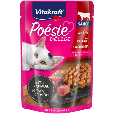 Poesie Deli Sauce wołowina w sosie  85 g VITAKRAFT