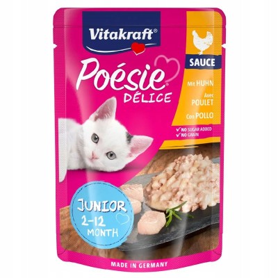 Poesie Deli Sauce junior kurczak sos  85 g VITAKRAFT