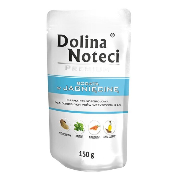 Saszetka dla psa jagnięcina 150g DOLINA NOTECI