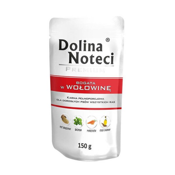 Saszetka dla psa wołowina 150g DOLINA NOTECI